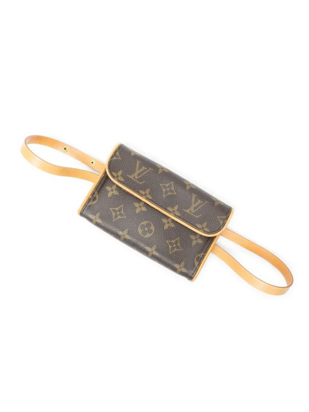 Louis Vuitton Pochette Florentine Brown Monogram Canvas Shoulder
